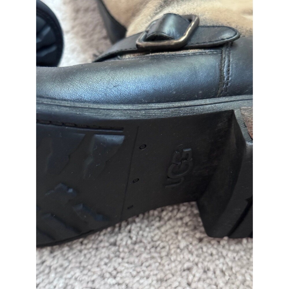 UGG Australia Boots Brand, Women’s Size 8, Fur Lined, Zipper Footwear - Picture 11 of 12